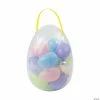 Hot Sale 👍 10" Egg Container with Plastic Easter Eggs - 18 Pc. 🎁