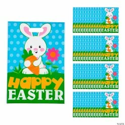 Best reviews of 🔥 12 1/2" x 17" Bulk Large Happy Easter Plastic Goody Bags - 50 Pc. ⌛