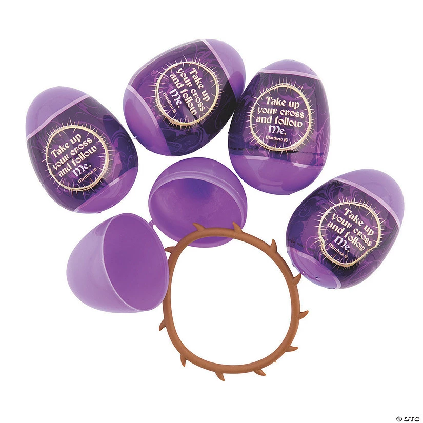 Top 10 ⭐ 2 1/2" Crown of Thorns Bracelet-Filled Plastic Easter Eggs - 24 Pc. 😍 1 Top 10 ⭐ 2 1/2" Crown of Thorns Bracelet-Filled Plastic Easter Eggs - 24 Pc. 😍