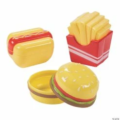 Budget ⭐ 2 1/2" Fast Food Plastic Easter Eggs - 12 Pc. ⭐