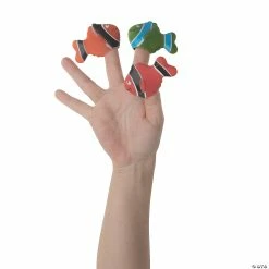 Discount ✨ 2 1/2" Fish Finger Puppet-Filled Easter Eggs - 12 Pc. ⭐ -Oriental Trading Store 2 1 2 fish finger puppet filled easter eggs 12 pc 13961627 a01