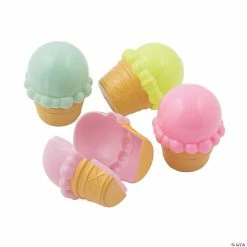 Coupon ❤️ 2 1/2" Ice Cream Cone Plastic Easter Eggs - 12 Pc. 😉