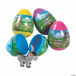 Best Sale 🔥 2 1/2" Legend of the Donkey Toy-Filled Plastic Easter Eggs - 12 Pc. 🎉