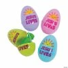 Deals ⭐ 2 3/4" Jumbo Religious Bubble Bottle-Filled Plastic Easter Eggs - 24 Pc. 😉
