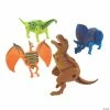 New 🌟 3 1/4" Transforming Dinosaur-Filled Plastic Easter Eggs - 12 Pc. 😍