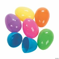 Discount 🔥 3" Bright Plastic Easter Eggs - 12 Pc. 🌟 -Oriental Trading Store 3 bright plastic easter eggs 12 pc 5 962 rp