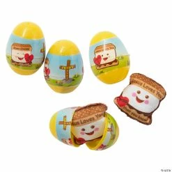 Best reviews of 😍 3" Jesus Loves You S’More Toy-Filled Easter Eggs - 12 Pc. ✨