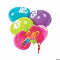 Top 10 ✨ 3" Jumbo Cross Ornament Craft-Filled Plastic Easter Eggs - 12 Pc. 🔥