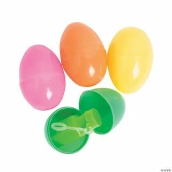 Wholesale ⭐ 3" Mini Bubble Bottle-Filled Easter Eggs - 12 Pc. 🌟