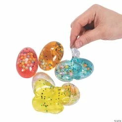 Promo 🥰 3" Pearl Putty-Filled Plastic Eggs - 12 Pc. ⭐