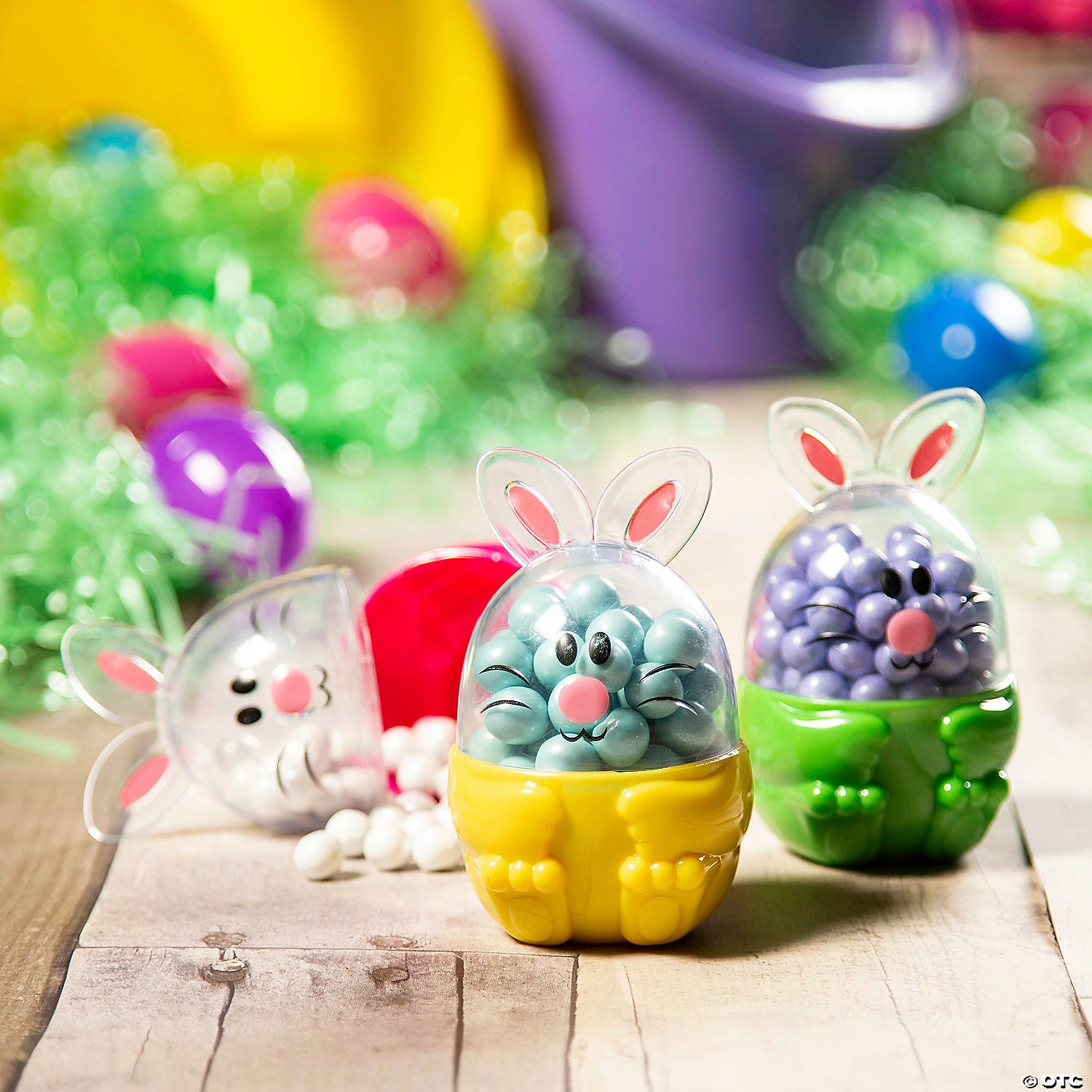 Brand new ⌛ 4" Bunny Plastic Easter Eggs - 12 Pc. ⌛ 2 Brand new ⌛ 4" Bunny Plastic Easter Eggs - 12 Pc. ⌛ - Image 2