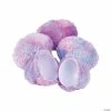 Outlet 🔥 5" Purple Plush Covered Plastic Easter Eggs - 6 Pc. ⌛