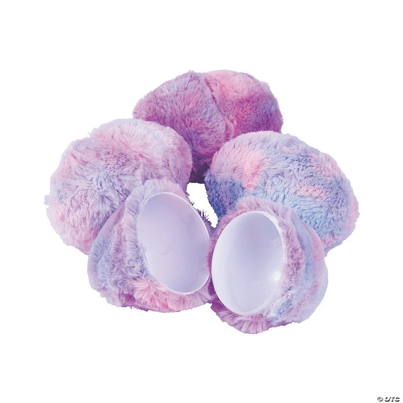 Outlet 🔥 5" Purple Plush Covered Plastic Easter Eggs - 6 Pc. ⌛ 1 Outlet 🔥 5" Purple Plush Covered Plastic Easter Eggs - 6 Pc. ⌛