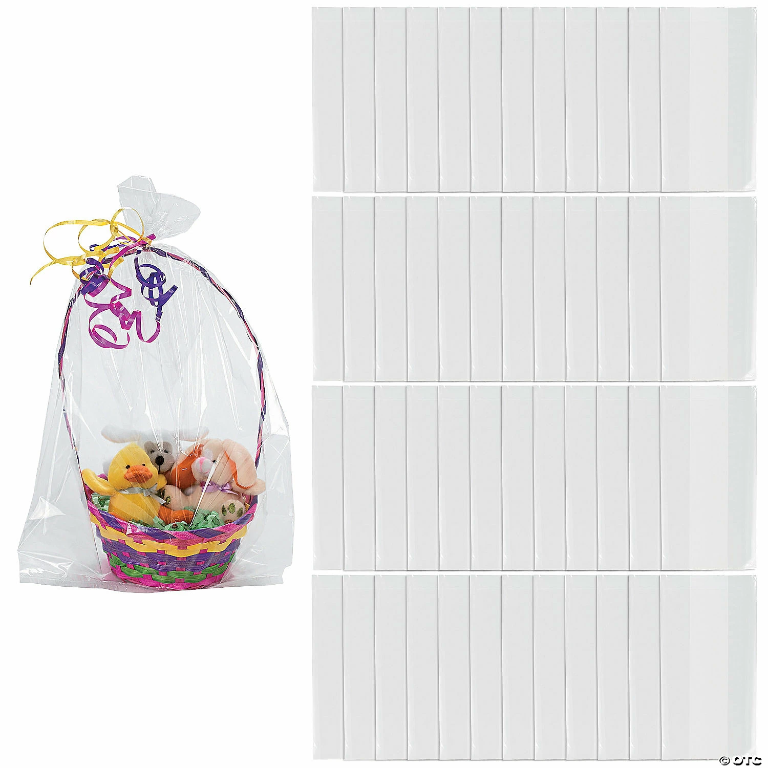 Best Pirce ✔️ Bulk 10" x 18" Large Clear Cellophane Gift Basket Bags - 50 Pc. 🥰 1 Best Pirce ✔️ Bulk 10" x 18" Large Clear Cellophane Gift Basket Bags - 50 Pc. 🥰