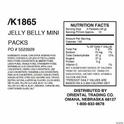 Best deal ✨ Bulk Jelly Belly® Mini Packs - 300 Pc. 🤩 7 Best deal ✨ Bulk Jelly Belly® Mini Packs - 300 Pc. 🤩 -Oriental Trading Store bulk jelly belly sup sup mini packs 300 pc k1865 b a05