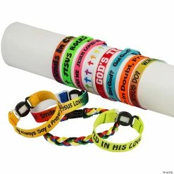 Cheapest 🥰 Bulk Religious Friendship Bracelet Assortment - 150 Pc. ⭐