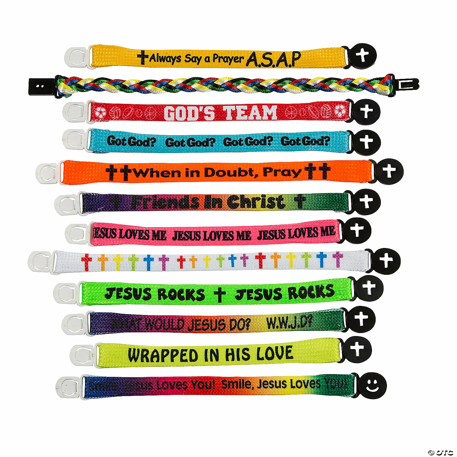 Cheapest 🥰 Bulk Religious Friendship Bracelet Assortment - 150 Pc. ⭐ 2 Cheapest 🥰 Bulk Religious Friendship Bracelet Assortment - 150 Pc. ⭐ - Image 2