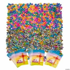 New 🧨 Bulk Value Religious Toy-Filled Easter Egg Hunt Kit for 100 💯