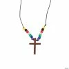Budget 🔔 Cross Faith Necklace Craft Kit - Makes 12 🌟