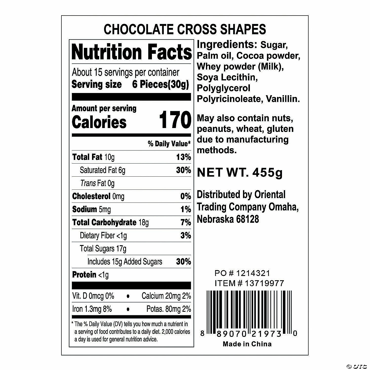 New ๐ Crosses Chocolate Candy - 91 Pc. ๐ฏ 2 New ๐ Crosses Chocolate Candy - 91 Pc. ๐ฏ - Image 2