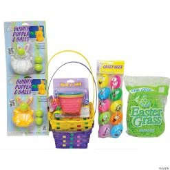 Deals ❤️ Easter Basket Purple And Yellow Kit 💯