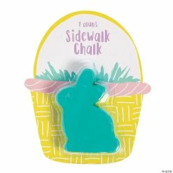 Best Sale ๐ฅ Easter Bunny Sidewalk Chalk with Card - 12 Pc. ๐