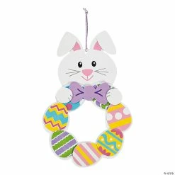 Best Pirce ⭐ Easter Bunny Wreath Craft Kit- Makes 12 🤩
