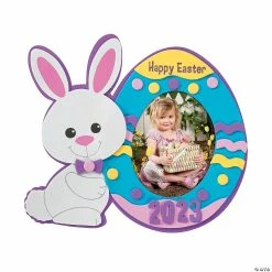 Flash Sale ⭐ Easter Dated Picture Frame Magnet Craft Kit - Makes 12 🎉