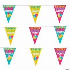 Best reviews of ❤️ Easter Egg Hunt Plastic Pennant Banner 😉