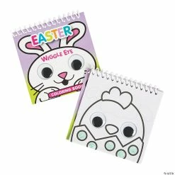 Flash Sale 💯 Easter Googly Eyes Spiral Coloring Books - 12 Pc. ✔️