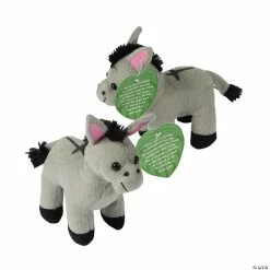 Best Pirce 🧨 Easter Legend Stuffed Donkeys with Card - 12 Pc. 😀