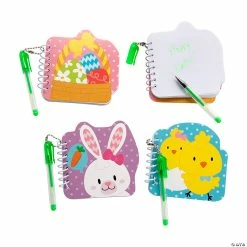 Coupon 🤩 Easter Mini Spiral Notebooks with Pen - 12 Pc. ❤️