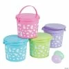 Hot Sale ✔️ Easter Pails with Lid - 12 Pc. 🔔