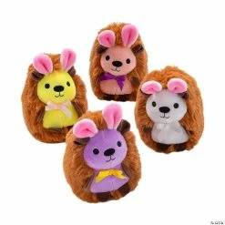 Promo ✔️ Easter Stuffed Pastel Hedgehogs - 12 Pc. ✨