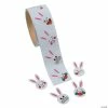 Promo ✨ Emoji Bunny Face Sticker Roll - 100 Pc. ⭐