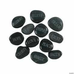 Outlet 🛒 Faith Worry Stones - 12 Pc. 🎉