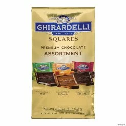 New 💯 Ghirardelli Chocolate Squares Premium Assortment, 4.85 oz, 3 Pack 🎁