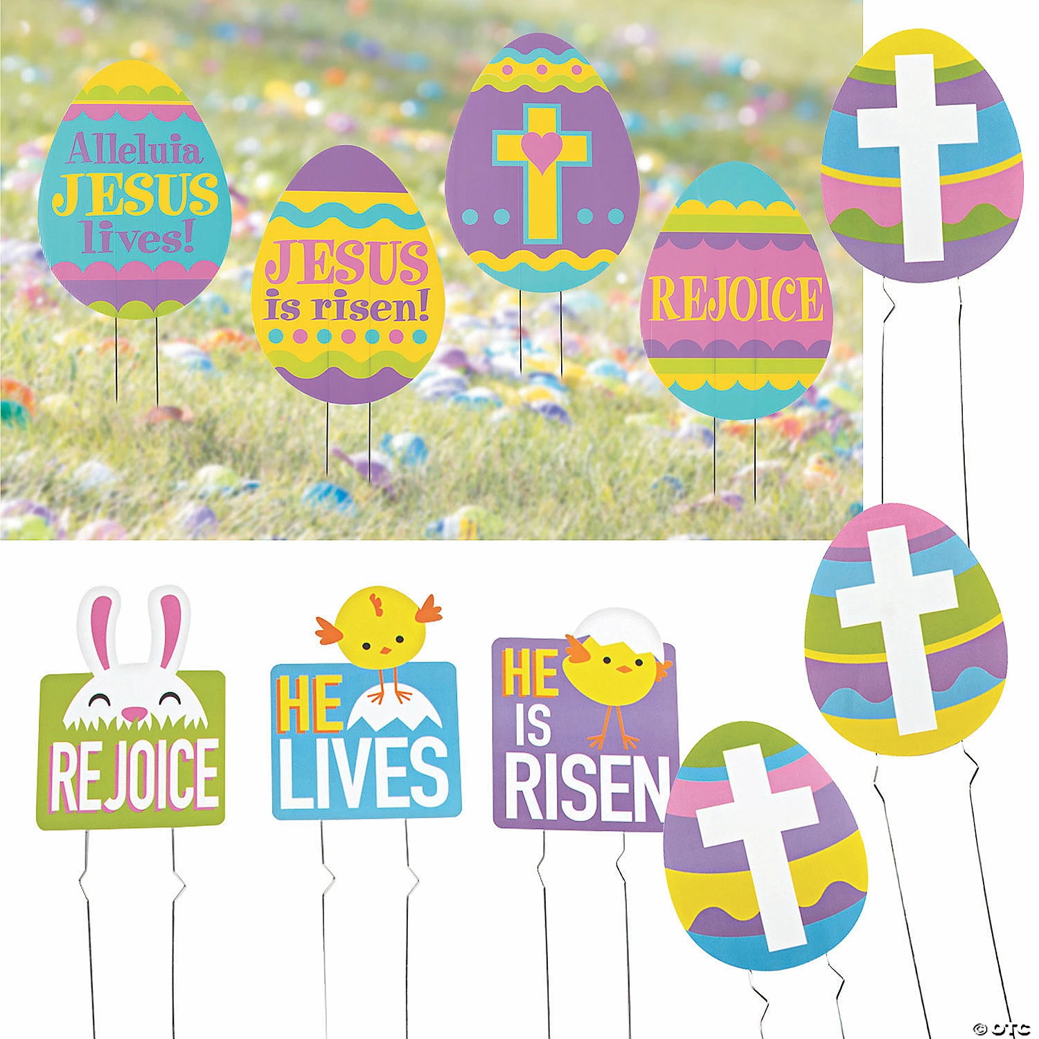 Coupon ⭐ He Lives Easter Yard Sign Kit – 10 Pc. ⌛ 1 Coupon ⭐ He Lives Easter Yard Sign Kit – 10 Pc. ⌛