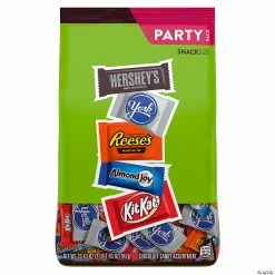 Promo 😉 HERSHEY'S Assortment Milk Chocolate, Reese's, Almond Joy, Kit Kat, York Pattie Stand Up Bag, 33.43 oz 🥰