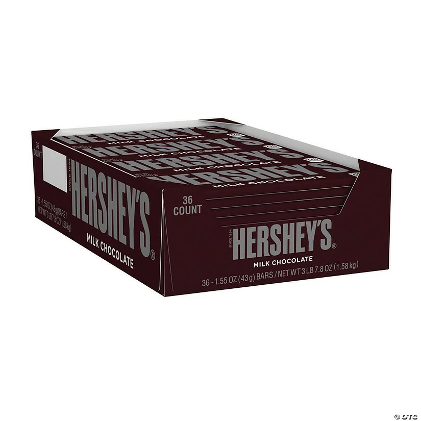 New ✔️ HERSHEY'S Full Size Milk Chocolate Bar, 1.55 oz, 36 Count ✔️ 1 New ✔️ HERSHEY'S Full Size Milk Chocolate Bar, 1.55 oz, 36 Count ✔️