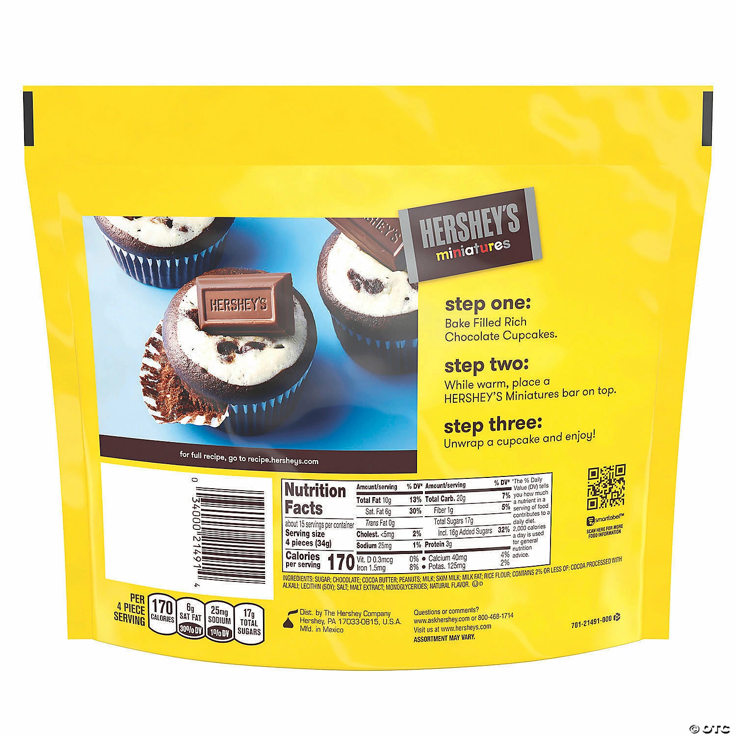 Discount ⭐ HERSHEY'S Miniatures Chocolate ❤️ Candy Assortment, Family Size 17.6 oz ⌛ 2 Discount ⭐ HERSHEY'S Miniatures Chocolate ❤️ Candy Assortment, Family Size 17.6 oz ⌛ - Image 2