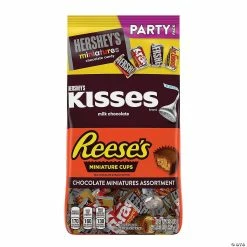 Wholesale ✔️ HERSHEY'S, REESE'S, KISSES Milk Chocolate ❤️ Candy Assortment, 35 oz 🎁