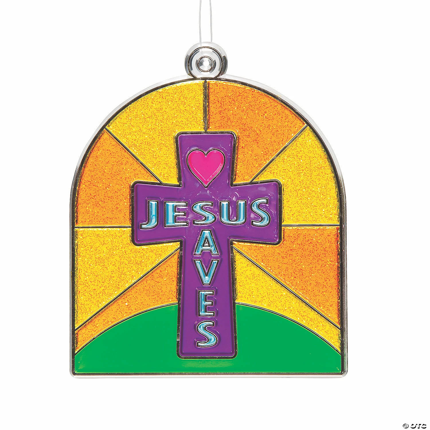 Wholesale ⭐ Jesus Saves Suncatchers - 24 Pc. ✨ 2 Wholesale ⭐ Jesus Saves Suncatchers - 24 Pc. ✨ - Image 2