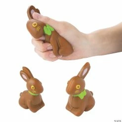 Brand new 🧨 Large Chocolate Bunny Scented Slow-Rising Squishies - 12 Pc. ✔️ -Oriental Trading Store large chocolate bunny scented slow rising squishies 12 pc 13822321 a02