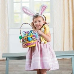 Flash Sale ✨ Long-Eared Colorful Stuffed Bunnies - 12 Pc. ⭐ -Oriental Trading Store long eared colorful stuffed bunnies 12 pc 37 1094 a02