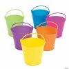 Cheapest 🤩 Mini Colored Favor Pails - 12 Pc. 🥰