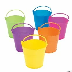 Cheapest 🤩 Mini Colored Favor Pails - 12 Pc. 🥰