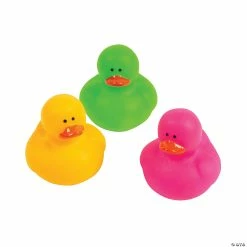 Best reviews of ⌛ Mini Neon Rubber Ducks - 24 Pc. 🔥