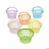 Deals 🎁 Pastel Round Easter Baskets - 12 Pc. 🛒