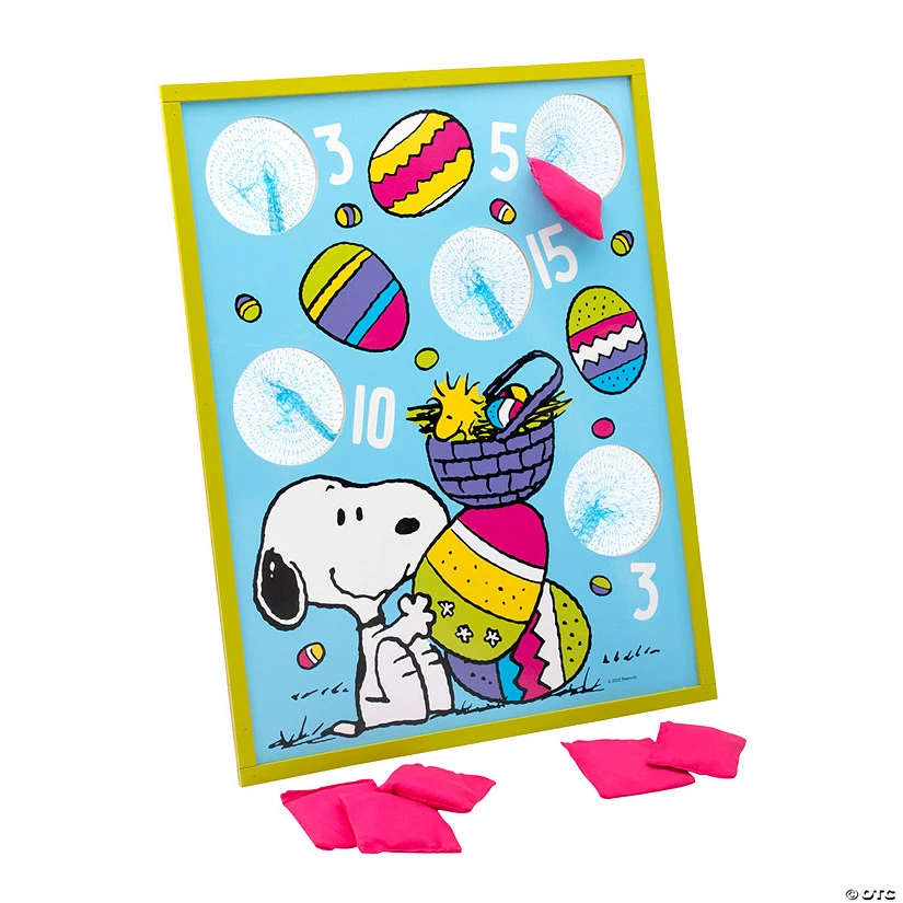 Discount 🔥 Peanuts® Easter Bean Bag Toss Game - 7 Pc. ✔️